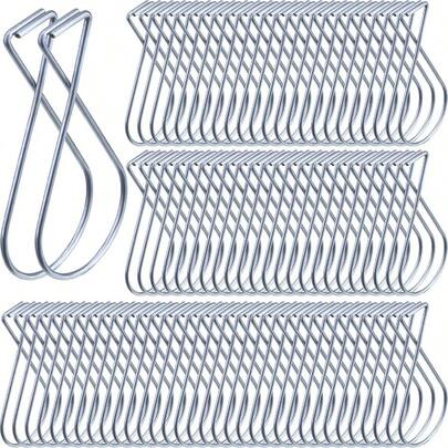 30 Packs Ceiling Hook Tile Hooks - Bar Clips Drop Grid Clip Heavy Duty Plant Office Home Stores Classroom And Wedding Decorations