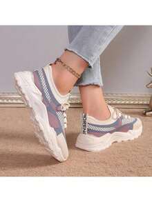 Women's Breathable Casual Sport Running Shoes Flat Sneakers Anti-Slip, Spring/Summer