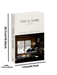 3/6pcs Elegant Minimalist Decorative Book Stack - Beige & Brown Paper Book Ornaments With Rounded Edges, Sturdy Layered Design For Coffee Table, Living Room, Dining Table - Modern Home Decor In Neutral Tones, Space-Saving Tabletop Centerpiece For Year-Round & Seasonal Decor,Easy To Assemble, No Maintenance Required