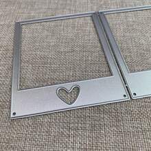 1 件套用于剪贴簿和手工创作的必备模具套装 | 框架形状 - 銀色 - 查看 3