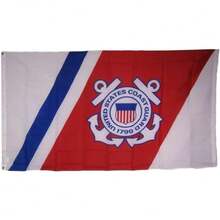 QLKR MWS 3x5 USCG United States Guard Anchors Emblem Seal 3'x5' Polyester Nylon Double Stitched Fade Resistant Premium Quality - 1 - View 7