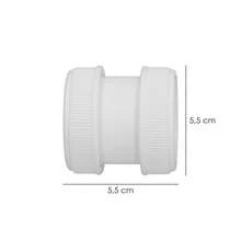 Tuyau lisse Pcriegos Black ABRISA 16 mm, 400 m, polyéthylène (PE), 0 - Blanc - Voir 2