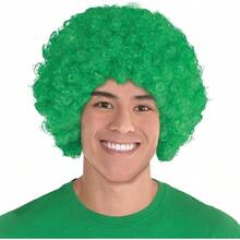 Amscan Curly Party Wig Costume Green - 綠色 - 查看 2