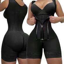 Post Tummy Shapers Women Fully Body Shaper Waist Trainer Firm High Compression Shapewear Reducing And Shaping - Black - View 1