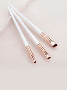 3PCS Angled Brow Brush Set For Precise Brow Shaping,Brush Set,Makeup Brush Kit,Make Up Brush Set,Make Up Set Complete,Makeup Brush Set,Complete Makeup Kit,Brush Kit,Brushes Makeup Set,Makeup Gift Set - White - View 13