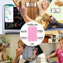 VOUVI Silicone Suction Cup Texture Phone Case, Suitable For IPhone 17/16/15/14/13/12/11 Pro Max; Minimalist Business Protective Case, Suitable For IPhone 17/Air/16/15/14 Plus; New Protective Case, Phone Accessories