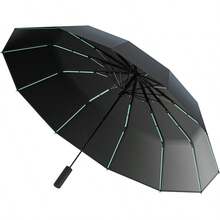 Umbrellas And Rain Hat Umbrellas - Black - View 13