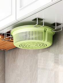 1 pieza/2 piezas Soporte para esponja montado en la pared sin taladro de acero inoxidable con ganchos duales y bolsa OPP - Adhesivo resistente/Organizador montable con tornillos (tornillos incluidos) para cocina, baño, fregadero - Almacenamiento de esponjas y herramientas que ahorra espacio, resistente a la oxidación, fácil instalación, diseño moderno, superficie resistente a los arañazos - Ideal para espacios pequeños