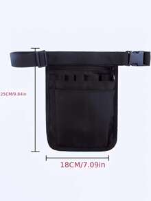 Sac de taille pour outils de soins infirmiers - Ceinture à outils en polyester, fermeture éclair, noir, lavable en machine, sac de rangement pour personnel médical professionnel, conception de rangement sécurisée, accessoires d'infirmière, simple et pratique, durable - Multicolore - Voir 10