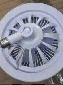 Ceiling Fan With High Airflow LED Light And Ergonomic Design FA109 - 白色 - 查看 2