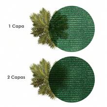 Malla sombreo rollo 1 x 50 metros, reduce radiación, protección jardín y terraza, regula temperatura, color verde claro