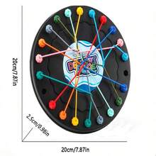 Trò chơi ghép hình dây thừng nhiều màu sắc, giúp tăng cường tư duy logic và sáng tạo, phù hợp cho thanh thiếu niên và gia đình giải trí, món quà hoàn hảo cho Ngày Valentine, Lễ Tạ ơn, Giáng sinh, Năm mới và là trò chơi tư duy chiến lược dành cho giới trẻ. - Nhiều màu - Xem 4