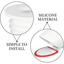 TEHAUX Anillo De Sellado De Olores 45-50 mm Tapón De Drenaje del Piso De La Bañera del Baño Inserto De Drenaje De Alcantarillado Núcleo De De Piso a Prueba De Olores para Lavadora - Blanco - Ver 3