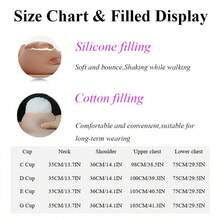 1pc Silicone Breast Prosthesis - C/D/E/G Cup Sizes, Realistic Natural Look & Feel, Soft Silicone & Filling, Comfortable & Durable For Transgender, Cross-Dressers, Breast Augmentation, Post-Surgery Reconstruction, Role-Play - Hand Washable, Easy Maintenance, Suitable For Daily Wear & Themed Events, & Natural Appearance, Ideal For Costume Parties & Everyday Use (Women/Men) - 裸體 - 查看 8