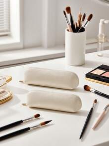 Minimalist Large Capacity Pencil Case, 2025 New High-Quality Ins Style Makeup Brush Storage Bag For Women - Multicolor - View 10