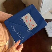 Ốp bảo vệ thông minh họa tiết dễ thương có khe đựng bút chì, phù hợp với iPad thế hệ thứ 11 A16 2025, thế hệ thứ 10 10.9", iPad Air thế hệ thứ 4, thế hệ thứ 5 10.9", iPad Air 11" M3 2025, thế hệ thứ 7, thế hệ thứ 8, thế hệ thứ 9 10.2". - Hình minh họa cá vàng - Xem 3