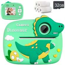 Kids Camera Camera, Kids Toy, Front & Rear Dual CamerasCapture Fun In An Instant! Portable & Kid Friendly Ultra HD 1080 Video 2.4-Inch Screen Children's Camera With Printing Paper, Children's Digital Camera 3-12 Year Old Children's Christmas And Halloween Gifts, Toy Camera[Three Options To Choose From:Single Machines, Single Machines+32GB Card Sets And Single Machines+32GB Card +5 Rolls Paper Sets] - XX-multicolor - View 19