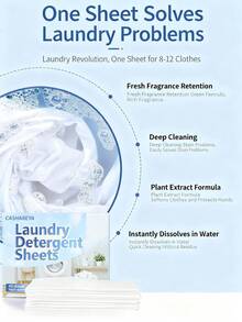 40 PIEZAS Hojas de lavandería ahorradores de espacio - Blanco, Fragancia duradera, Limpieza concentrada, Adecuado para limpieza comercial/Todo tipo de telas/Uso doméstico, Solución eficiente de lavandería Tabletas de limpieza de lavandería de múltiples efectos, Papel de burbujas de lavandería de múltiples efectos libre de líquido, Tabletas de lavandería portátiles concentradas, Eliminación potente de manchas, Adecuado para el hogar, dormitorio, viajes, escuela, hotel
