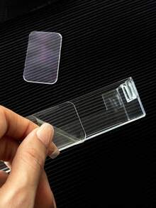 Wall-Mounted Transparent Nail Polish Organizer Rack, Nail Art Tools Display Shelf - Transparent - View 5