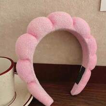 Spa Headband 1 Pcs For Women-Girls, Autumn New Arrivals  Makeup Sponge Headband, Non Slip Face Wash, Skincare-Padded Soft Thick Terry Cloth Hair Band Accessory 1 Pcs Fashion Hair Accessory Day Gift Headwear Cute Hairaccesories Stretch Headband Hair Accessories(Pink)Autumn New Arrivals