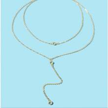 New  Necklace Temperament Versatile Chain, Simple Long Fringed Holiday Necklace Women's Jewelry - Silver - View 3