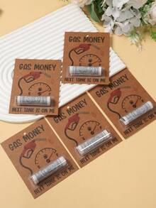 10Pcs Gas Money Theme Money Holder Card,Money Clip With Gasoline Gun, Dashboard Design,Wedding Decor,Money Envelopes Hanging Ornament,Bridal Shower Favors,Birthday Party Decor,Babyshower Decorations,Holiday Party Supplies,Birthday&Holiday Gifts