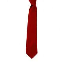 New Hot ! Solid Color Plain Classic Necktie Men's Tie,ZXCFTE - 01-紅色 - 查看 2