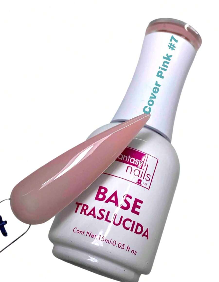 #07 Cover Pink - Translucent Base Gel For Fantasy Nails - Cover Pink - View 1