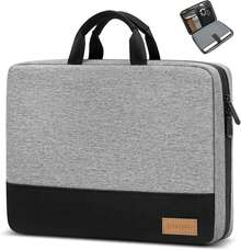 Laptop Sleeve Case, 15.6 17.3 14 13.3 12.3 Inch TSA Laptop Sleeve Computer Carrying Bag - 黑色 - 查看 8