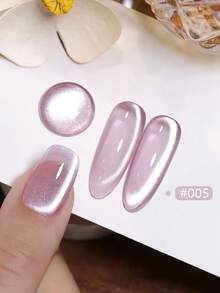 10ml Autumn Winter Nails New Ultra-Bright High Magnetic Powder Retro Ice Transparent Pink Blue Brown Red Glass Bead Cat Eye Gel Nail Polish Moonlight Porcelain White Cat Eye Phototherapy Nail Art Whitening Popular Gel For Nail Salon Home Diy Nail Supplies