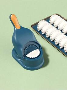 1pc 2-In-1 Dumpling Skin Maker, Dumpling, Manual Dumpling Maker, Suitable Kitchen, Holiday Parties, Dumpling Skin & Dumpling, Dough Press, Kitchen Gadget - 藍色 - 查看 7