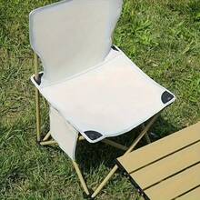 Multifunktionaler Klappstuhl, leicht und tragbar mit Aufbewahrungstasche, verstärkter Stahlrahmen, geeignet für Camping, Angeln, Strand, Hof, Garten, Campingstuhl, leichtes Design, platzsparende Möbel, faltbares Design, hochwertige Verarbeitung