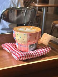 1 Cốc gốm chắp vá chất lượng cao, cốc đựng cà phê latte thích hợp để dùng tại nhà, làm quà tặng, sinh nhật, cửa hàng tráng miệng, quán cà phê, văn phòng, tụ họp, bạn bè - Nhiều màu - Xem 3