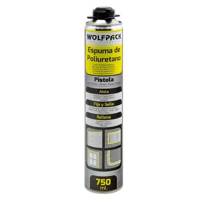 Piana poliuretanowa 750 ml do pistoletów natryskowych, piana hydroizolacyjna do pistoletów natryskowych, piana uszczelniająca pęknięcia