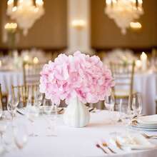 48/60pcs Light Purple Artificial Hydrangea Flowers Bulk With Stems, Silk Faux Hydrangea Heads For Easter Decor - 淺紫色 - 查看 2