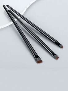 3PCS Angled Brow Brush Set For Precise Brow Shaping,Brush Set,Makeup Brush Kit,Make Up Brush Set,Make Up Set Complete,Makeup Brush Set,Complete Makeup Kit,Brush Kit,Brushes Makeup Set,Makeup Gift Set - White - View 5