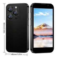 SOYES 3G Wifi Mini Phone & 2GB+16GB - 3-Inch HD Display, 1000mAh Battery, USB-C Charging & SIM Slots. Student Cellphone. With Phone Case. Phone Camera. Halloween Poison. Christmas Present - 粉色 - 查看 6