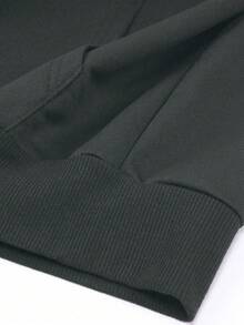 男士拉链夹克，纯色，常规版型，大码可选，休闲，运动，健身，跑步，旅行，户外露营，长袖，秋冬季 - 深灰色 - 查看 8