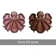 Bandeja decorativa con forma de pulpo, organizador y ornamento de resina multifuncional, accesorio creativo con temática oceánica para colgar en la pared para decoración del hogar, ideal para guardar joyas, llaves y artículos pequeños, pieza de acento única para la sala de estar, dormitorio y baño