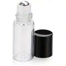 زجاجات رول-أون بسعة 1مل/2مل/3مل، زجاجات لتعبئة العطور، زجاجات لعينات الزيوت الأساسية، زجاجات زجاجية شفافة، مناسبة للعمل والسفر والمناسبات الأخرى