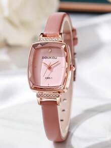 时尚女士优质酒桶形优雅高品质女士石英表 - 均碼 - 查看 3