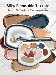 CATKIN Fairy Tale Makeup Palette C01 Soft Pink Neutral Makeup Palette, Matte, Metallic, Pearl Textures C02