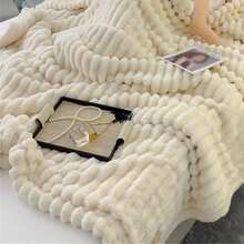Solid Color Sofa Blanket Counterpane Blanket