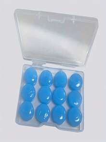 6/12pcs (Blue/Pink/Transparent/Wine Red) Flexible Silicone Reusable Earplugs - Suitable For Concerts, Swimming, Snoring And Flying; Noise Reduction, Ear Protection, Comfortable Design, Sleep Earplugs, Improve Sleep.