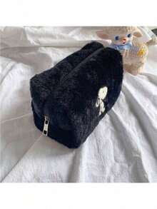 SNOOPY 1 件可爱卡通化妆包，便携大容量，用于存放化妆品和文具，包括笔筒圣诞礼物、圣诞节、圣诞装饰品 - 彩色 - 查看 5