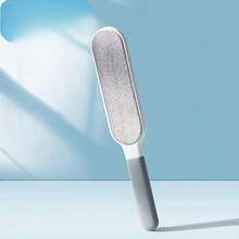 1Pcs Household Clothes Manual Lint Remover, Pet Hair Sticker Anti-Dust Brush Manual Electrostatic Removable Brush Suitable For Clothing, Sofa Bedding Pet Hair Cleaning Brush - Grey - View 12