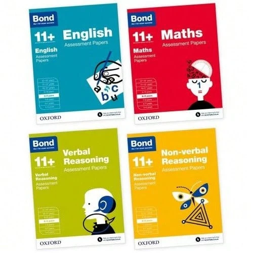 Bond 11 Plus Assessment Papers English Maths Verbal And Non Verbal For Ages 8-9 Years 4 Books Collection Set - Sets - View 1