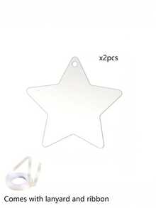 12 Stück/5 Stück Weihnachts-Transparente Fünfzackige Stern Nachrichtentafel, weiße transparente Oberfläche kann mit Foto-Aufklebern beklebt werden, kann selbst beschriftet werden, Weihnachtsbaum-Schmuck, Weihnachtsdekoration, Glitzer-Stern Weihnachtsbaum-Schmuck, geeignet für Weihnachtsdekoration, Neujahrsparty-Geschenke, Heimdekoration zum Selbermachen von Kränzen, Weihnachtsstern-Dekoration