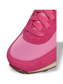 Saucony 男女款运动鞋 Trainer 80 健身房日常跑步锻炼轻便缓震透气网眼鞋面防滑鞋底柔软亲肤灵活弹力易清洁粉色 S70884-6 - 粉紅色 - 查看 4