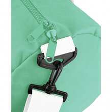 Bagbase Plain Varsity Barrel / Duffle Bag (20 Litres) (Mint Green/Off White) - 100% Polyester - (BC2526) - Green - View 2
